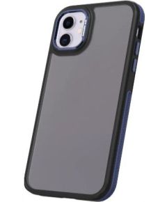 iLike Apple  iPhone 12 / 12 Pro Crystal Black case Blue