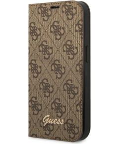 Guess GUBKP14LHG4SHW Grāmatveida maciņš Priekš Apple iPhone 14 Pro