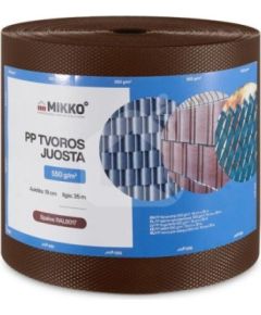 Лента для забора MIKKO 0,19x35м, коричневая