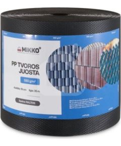 Лента для забора MIKKO 0,19x35м, серая
