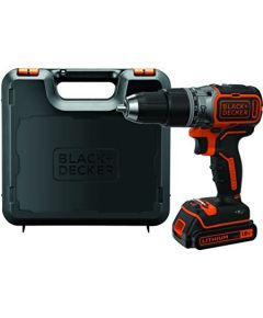 Black&decker BLACK + DECKER cordless hammer BL188K, 18 Volt (black / orange, Li-ion battery pack 1.5Ah)