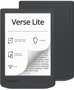 Ebook PocketBook Verse Lite 619 6" E-Ink Carta 8GB Wi-Fi Gray