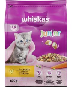 DRY CAT FOOD WHISKAS JUNIOR CHICKEN 800G