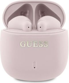 Guess   Bluetooth headphones GUTWSJ14ESGE TWS + taupe Printed Classic Logo Pink