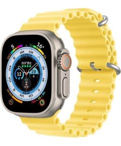 Dux Ducis   Strap Watch Strap 8 / 7 / 6 / 5 / 4 / 3 / 2 / SE (41 / 40 / 38mm) Silicone Band Bracelet Yellow