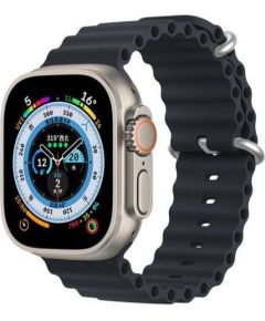 Dux Ducis   Strap Watch Strap 8 / 7 / 6 / 5 / 4 / 3 / 2 / SE (41 / 40 / 38mm) Silicone Band Bracelet Grey