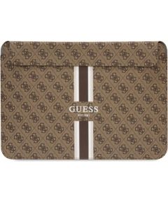 Guess   PU 4G Printed Stripes Computer Sleeve 16 Brown