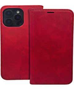 iLike Samsung  Galaxy A35 5G Smart Suede case Red