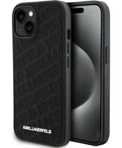 Karl Lagerfeld Apple  Karl Lagerfeld Quilted K Pattern case for iPhone 15 - black