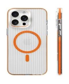Evelatus Apple  iPhone 16 Pro Max Suitcase MagSafe Case Transparent Orange