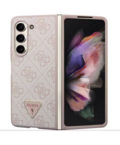 Guess Samsung  Galaxy Z Fold 5 PU Leather Triangle Case Pink
