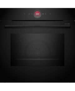 Bosch Black, PyroClean, 14 Heating modes, Single MeatProbe, TFT small display, Home Connect