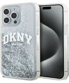DKNY Apple  iPhone 15 Pro Max 6.7 hardcase Liquid Glitter Big Logo Black