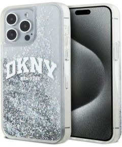 DKNY Apple  iPhone 15 Pro 6.1 hardcase Liquid Glitter Big Logo Black