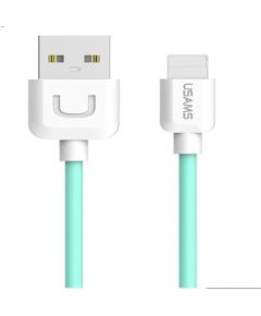 USAMS Apple  US-SJ097 U-Turn Durable TPE Universal Lightning to USB Data&Fast 2A Charger Cable 1m Green