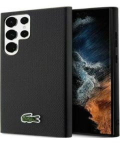 Lacoste Samsung  Galaxy S24 Ultra Hardcase Iconic Petit Pique MagSafe Black
