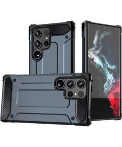 iLike Samsung  Galaxy S24 Ultra armored Hybrid Armor case Blue