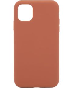 Evelatus Apple  iPhone 11 Premium Magsafe Soft Touch Silicone Case New Function Saddle Brown