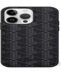 Lacoste Apple  iPhone 15 HC MAGSAFE PU THE BLEND MONOGRAM Black