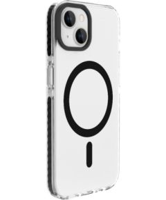 Evelatus Apple  iPhone 15 Clear Case PC+TPU With MagSafe Transparent Black