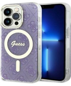 Guess Apple  iPhone 14 Pro 6.1 hardcase 4G MagSafe Purple