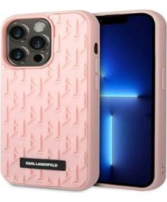 Karl Lagerfeld -  iPhone 14 Pro Max 6.7 hardcase 3D Monogram Pink