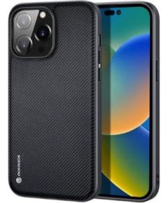 Dux Ducis Apple  iPhone 14 Pro Max Fino case cover made of nylon material Black