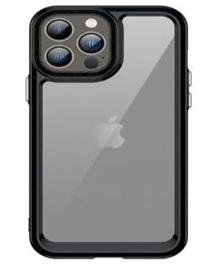 iLike -  iPhone 13 Pro hard cover with gel frame Transparent Black