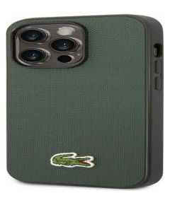 Lacoste Apple  14 Pro Max Iconic Petit Pique Logo Case Dark Green