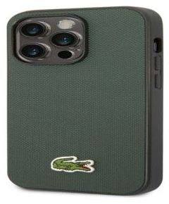 Lacoste Apple  iPhone 14 Pro Iconic Petit Pique Logo Case Dark Green
