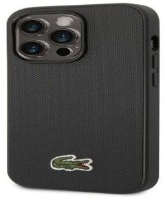 Lacoste Apple  iPhone 14 Pro Iconic Petit Pique Logo Case Black