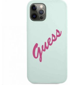 Guess Apple  iPhone 12 Pro Max 6.7'' Fuschia Cover Blue