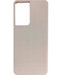 Evelatus Samsung  Galaxy S21 Ultra Nano Silicone Case Soft Touch TPU Beige