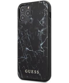 Guess Apple  iPhone 12 mini 5.4' 'PC/TPU Marble Cover Black