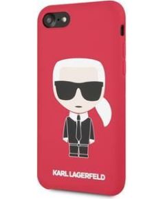 Karl Lagerfeld Apple  Full Body Silicone Case for iPhone 7/8/SE2020 Red
