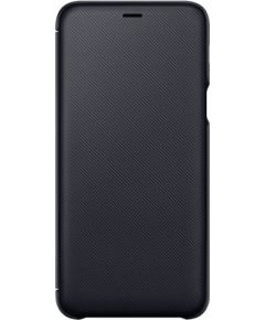 Samsung   A6 Plus 2018 A605 Wallet Cover EF-WA605CBE Black