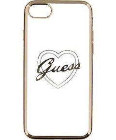 Guess Apple  iPhone 7/8 Apple Heart TPU Case Gold