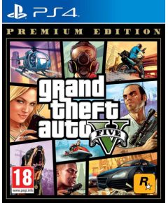 PS4 GTA Grand Theft Auto V (5) Premium Edition Playstation 4 (PS4) video spēle