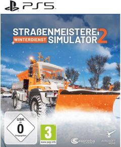 PS5 Straßenmeisterei Simulator 2 Winterdienst Playstation 5 video spēle
