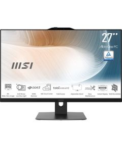 MSI AIO Modern AM272P 1M-848EU Core5-120U 27" IPS LED FHD Non-Touch Anti-Glare 8GB SSD512GB M.2 AX211 WiFi 6E Windows 11 Pro Black