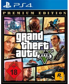 PS4 GTA Grand Theft Auto V (5) Premium Edition Playstation 4 video spēle