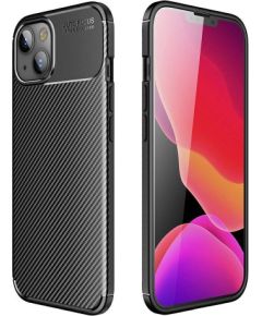 Mocco Trust Armored Shockproof Carbon Aizmugurējais Apvalks Priekš Apple iPhone 13 Mini Melns