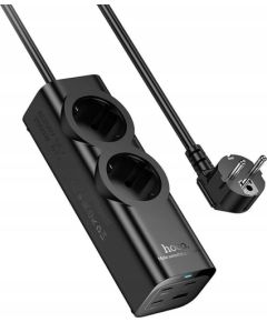 STRĀVAS PAGARINĀTĀJS HOCO 2 LIGZDAS + USB A + 3 x Type C PD QC3.0 3A 67W NS10 2 m