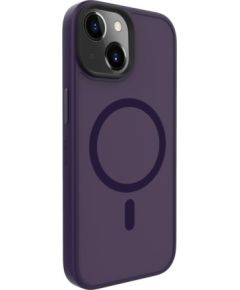 Evelatus Apple  iPhone 15 Hybird Case With Magsafe PC+TPU Deep Purple