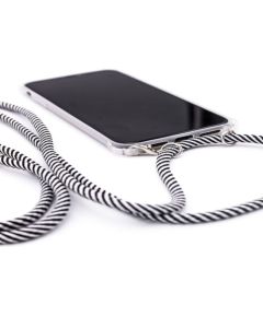 Evelatus Apple  iPhone 11 Silicone Transparent with Necklace TPU Strap Transparent
