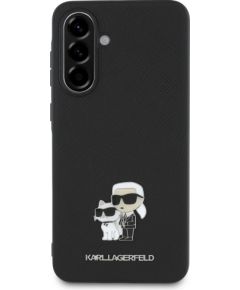 Karl Lagerfeld PU Saffiano Metal Karl and Choupette Case Чехол для Samsung Galaxy A56 5G
