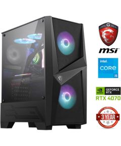 MDD Core i5-13400F 16GB 1TB NVME 1TB HDD RTX 4070 NoOs