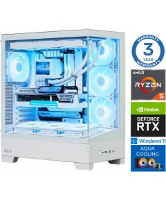 INTOP AQUA Ryzen 5 7600X 16GB DDR5 1TB SSD M.2 NVME RTX4060Ti 8GB WIN11Pro