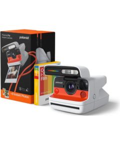 Polaroid Flip, white + Color Film Bundle (8 photos)