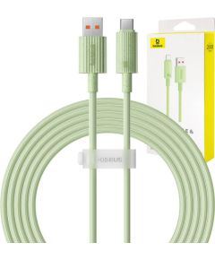 Fast Charging cable Baseus USB to USB-C Habitat Series 2m 100W (green)